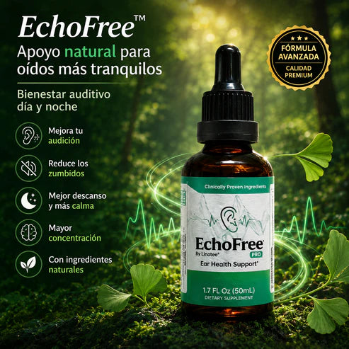EchoFree™ | La Solución para Disfrutar de Oídos Más Tranquilos