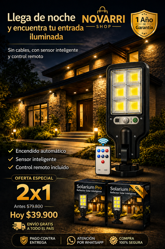 Reflector Solar Inteligente Pro